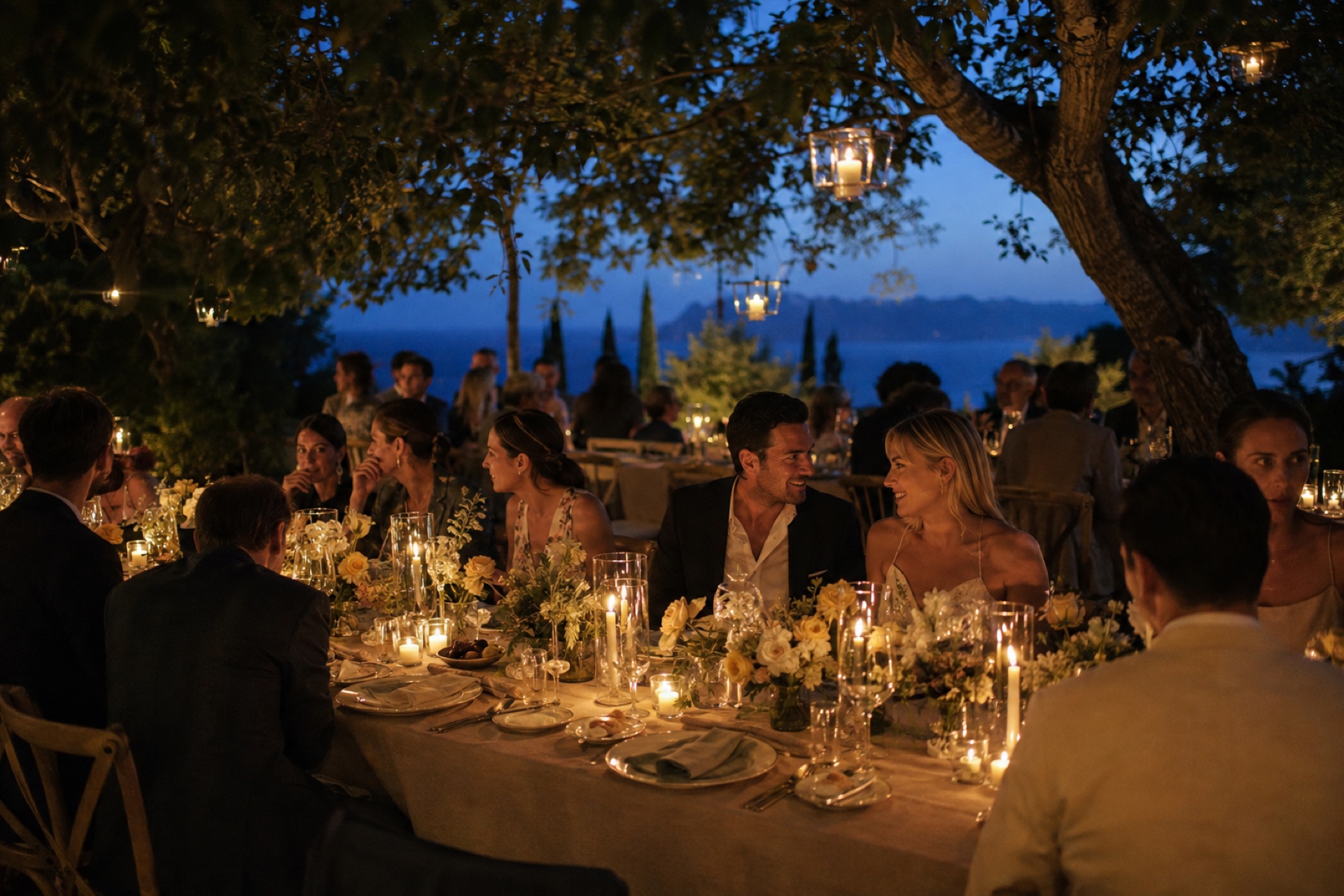 Elegant outdoor wedding reception delivered in a client gallery
